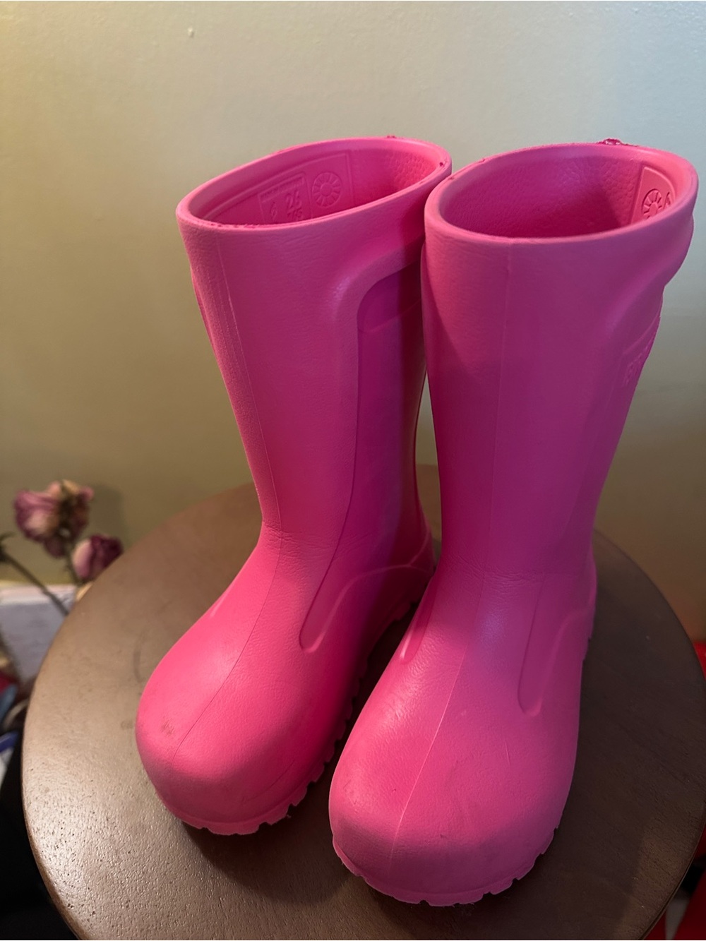 Birkenstock Kids Bright Pink Rain & Snow Boots